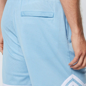 Bscisummer Short athlétique en maille pour hommes Short de basket-ball respirant confortable pour Gym Fitness Usage quotidien Techniques imprimées - Product Image 6