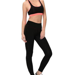 Conjuntos de Yoga para Mujer, Transpirables, de Última Moda, Cintura Elástica, MOQ Bajo, Precio Razonable, Cómodos - Product Image 1
