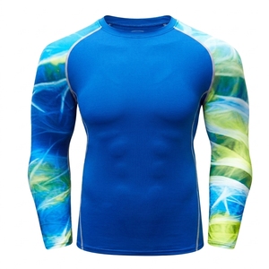 BJJ Rush Guard Grappling MMA Jiu Jitsu No-Gi UFC <b>Shirt</b> Long Sleeves <b>Compression</b> UPF50+ Breathable Anti-UV Eco-Friendly - Product Image 5