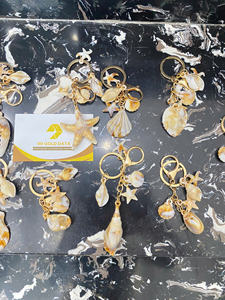 Llavero de Concha Marina Natural, Recuerdo Costero Hecho a Mano para Regalos - Product Image 2