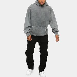 2025 sur mesure hommes pull à capuche élégant à la mode solide motif 100% coton col à capuche hiver Design pour adultes - Product Image 5