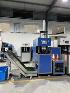 Máquina Sopladora de Botellas de Plástico PET Semiautomática Auto Drop Hz880 con Cargador Automático de Preformas, 2 Cavidades, Grado Industrial, Alta Calidad - Product Image 2