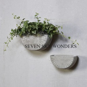 Maceta de metal de hierro para colgar en la pared de forma semiredonda, exportador al por mayor, nuevo diseño, maceta de metal de pared hecha a mano, suministros de fabricante - Product Image 3