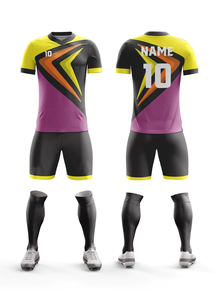Vêtements d'entraînement sportif Ensemble d'uniformes de football Offre Spéciale l'équipe à manches courtes Uniforme de football au meilleur prix - Product Image 6