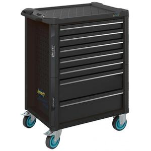 Hazet Assistant <b>Tool</b> <b>Trolley</b> 7 Black Drawers Empty <b>Tool</b> Cabinets - Product Image 1