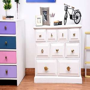 Bouton de porte élégant en or au design antique avec motif gravé en métal pour armoires, tiroirs, armoires et meubles, accessoires pour la maison - Product Image 5