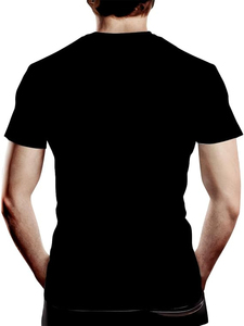 Camiseta holgada de algodón 100% para hombre, camiseta informal lisa de manga corta, ropa de verano cómoda y transpirable - Product Image 2