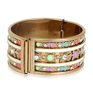 Kriaa Kada plaqué or avec pierre Meenakari multicolore Modèle 1400907 Chaîne de corps à la mode - Product Image 1