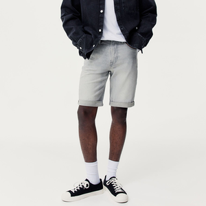 Custom Design Street Style Denim Washed Shorts Hot <b>Summer</b> Casual Baggy Bermuda Shorts Embroidered Logo Vintage <b>Decoration</b> - Product Image 5