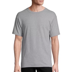 T-shirt uni avec impression de logo de marque pour hommes, logo personnalisé de grande taille, t-shirt style hip hop avec prix - Product Image 2