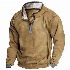 Sweat-shirt d'extérieur de conception OEM, veste polaire, coupe-vent, pull-over tactique en polaire pour hommes, pour la chasse et les voyages - Product Image 6