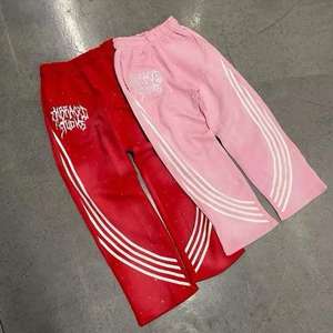 Fábrica de ropa Hombres Pantalones de chándal holgados Peso pesado 350GSM French Terry Jogger Pantalones Hombres Pantalones de chándal acampanados - Product Image 1