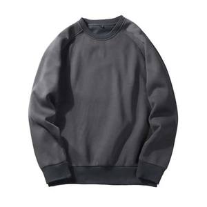 Vente chaude hommes léger à manches longues français éponge 100% coton polaire sweats coupe régulière brodé Logo personnalisé nouveau - Product Image 3