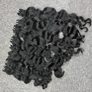 Vague naturelle de meilleure qualité dans les cheveux de trame, 100% cheveux humains, cheveux bruts cambodgiens un donneur non transformés - Product Image 3