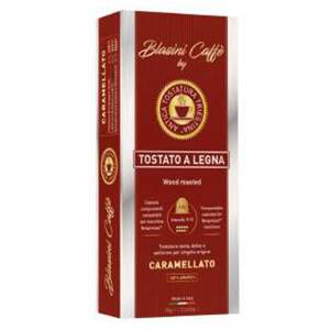 Caff Blasini – Capsules de café jetables en plastique PP, 8 pièces, mélange caramel, spécifiques aux machines à café, Antica Tostatura Triestina - Product Image 1