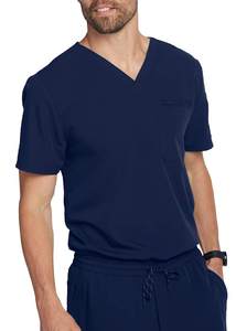 Top Summer Men's Anti-Wrinkle Medical Nursing Hospital Scrub Set Clinic Set con Jogger Pants y uniformes para uso en salón de belleza - Product Image 6