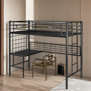 KD-2441โดมิกาแบบลอฟท์สไตล์โมเดิร์นเตียงสองชั้นกรอบโลหะชุดห้องนอนเฟอร์นิเจอร์ใช้ในบ้าน - Product Image 1