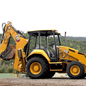 LIVRAISON GRATUITE CAT-420 Chargeuse-pelleteuse 4x4 homologuée EPA CE avec vérin hydraulique Eaton, moteur principal, pompe, boîte de vitesses et PLC. - Product Image 1