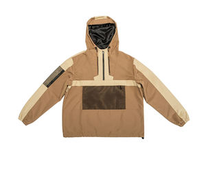 แจ็คเก็ตไนลอนแบบสวมศีรษะมีฮู้ดสำหรับผู้ชายเสื้อกันลม2025แบบสวมศีรษะผ้าไนลอนบางใส่ห่อแบบกำหนดเองได้2025 - Product Image 1