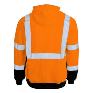 Sudadera de Seguridad Reflectante de Alta Calidad para Hombre, Sudadera de Forro Polar Reflectante de Alta Visibilidad, Servicio OEM - Product Image 2