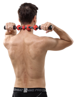 ALLWINWIN MSK106 Bâton de massage - Rouleau de massage musculaire à petites billes pour les jambes