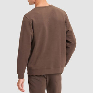 เสื้อสเวตเชิ้ตคอกลมแบบสั่งทำ 100% ผ้าฝ้าย เสื้อสเวตเชิ้ตคอกลมทรงโอเวอร์ไซส์ ผ้าเฟรนช์เทอร์รี่ เสื้อสเวตเชิ้ตเปล่า สตรีทแวร์ เสื้อฮู้ดดี้คอกลมสุดหรู - Product Image 3