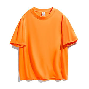 Personnalisé 140 Grammes Coton Hommes Femmes Manches Courtes Surdimensionné Conception Unie T-Shirts Streetwear Techniques Brodées Court - Product Image 3