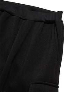 French Terry Winter Kids Wears Girls Plain Custom Logo Chándales negros Traje de sudor Tallas grandes con cremallera Pullover Sudaderas con capucha Trajes - Product Image 4