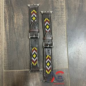 สายนาฬิกาหนังวัวแท้เรียบสายนาฬิกาแบบลูกปัดระบายอากาศได้ดีหรูหราออกแบบได้ตามต้องการ - Product Image 1