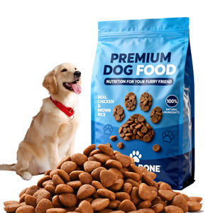 Bolsas de Embalaje al por Mayor Personalizadas, Reutilizables, Impermeables, de Plástico, para Comida Húmeda/Seca para Gatos, con Cierre de Cremallera y Base Cuadrada, para Perros - Product Image 1