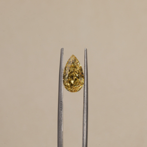 3,5 CT corte de pera suelta cultivada en laboratorio CVD diamante elegante Color amarillo relleno exquisita joyería con certificado - Product Image 4