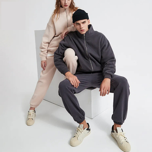Ensemble de survêtement 2 pièces avec Logo personnalisé pour homme, survêtement de Jogging, tenue d'entraînement, de course à pied, de Fitness, nouvelle collection - Product Image 1