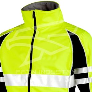 Ropa de trabajo de seguridad para hombres Chaqueta reflectante de seguridad de alta visibilidad Logotipo personalizado Ropa de trabajo al aire libre Chaquetas para hombres - Product Image 3