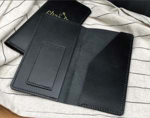 Porte-factures de restaurant en cuir PU noir de haute qualité, prix direct d'usine en Inde pour les hôtels, modèle Ap Group Industries - Product Image 1