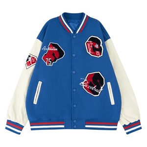 Personalizar 3D bordado Letterman chaquetas transpirable al por mayor Premium chaqueta de invierno OEM hombres Varsity chaquetas fabricante - Product Image 2