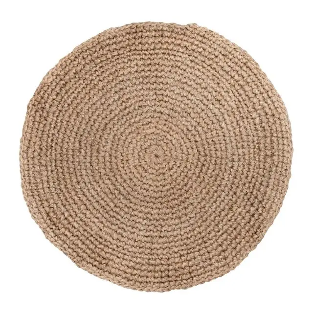 Karpet jute semanggi karpet area besar dan Set buatan tangan karpet goni dan karpet tekstil rumah penutup lantai