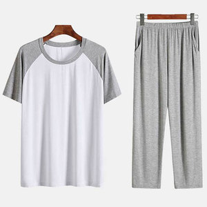 2025 personnalisé Streetwear coton Jogging vêtements de sport Gym survêtement et court 2 pièces Shorts survêtement hommes t-shirt ensemble - Product Image 2