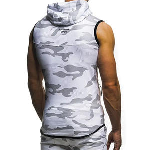 Nouvelle conception, vente en gros de vêtements pour hommes et garçons, sweat-shirt à capuche sans manches avec fermeture éclair, logo personnalisé, sweat-shirt à capuche, sweat-shirt de basket-ball - Product Image 4