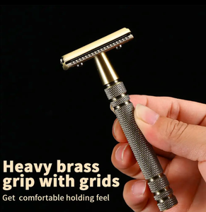 Maquinillas de afeitar de peluquero de acero alemán de doble filo de 11,5 cm personalizadas ANAAIF, suaves y cómodas para depilación corporal en forma de polvo - Product Image 6