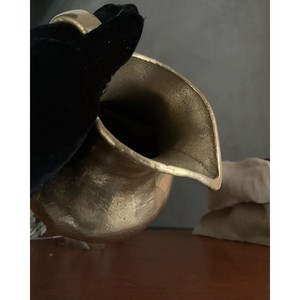 Pichet à eau en laiton massif vintage des années 1980 pour stocker et servir de l'eau et des jus - Product Image 4