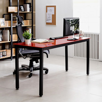 Table à manger moderne au design industriel avec plateau en verre et base en métal réglable en hauteur pour la salle à manger