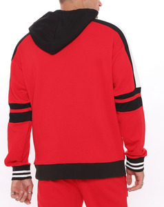 Logo personnalisé Survêtement épais avec logo personnalisé Sweat à capuche uni pour l'hiver 2 pièces Costumes pour hommes Marque Costumes Rayures Survêtement Fitness Jogger Ensembles - Product Image 3