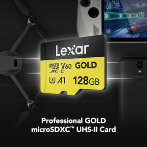Carte mémoire SD mini Lexar LMSGOLD128G-BNNNG 128 Go en plastique pour caméra DVR, lecteur MP3, GPS, téléphone, voiture et compatibilité informatique - Product Image 2