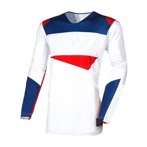 Meilleure vente confortable à manches longues course Motocross Jersey prix de gros Offre Spéciale vêtements respirants - Product Image 5