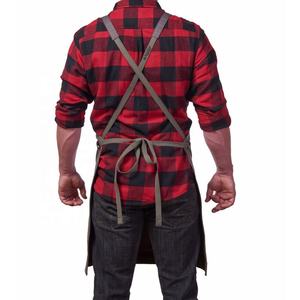 Delantal de alta resistencia personalizado, delantal de lona impreso para cocinar y hornear, con dos bolsillos - Product Image 4