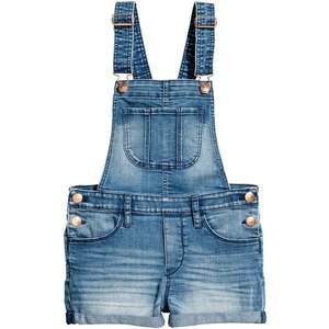 Denim Women's <b>Dungaree</b> Light Wash Distressed Vintage Denim Effortless Style Bib Overall Button Print Trendy Summer Winter - Product Image 5