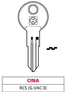 Llave de Cobre RC5 (g. Vac 0) China - Product Image 1