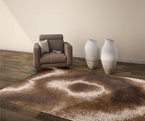 Conjunto de alfombra de lana anudada a mano de alta calidad Diseño de patrón abstracto - Product Image 1