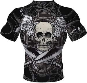 Vente chaude Mma Rash Guard Tops Rashguard Rash Guard Personnalisé Pour Hommes Compression À Manches Longues Compression Rash Guard - Product Image 2