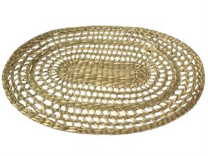 Tissé à la main rond Seagrass Rotin Mat et Pad Set Coaster Décoration En Gros du Vietnam Fournisseur Carton Emballé - Product Image 2